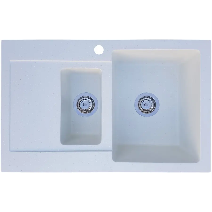 Гранитная мойка Valetti Europe модель №34 белая 79 * 50