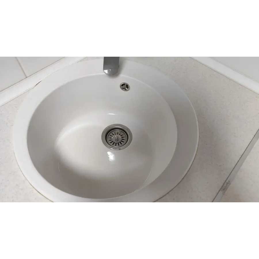 Гранитная кухонная мойка Valetti Europe модель №7 500 белая