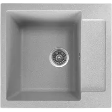 Гранітна кухонна мийка Valetti Europe модель №69 сіра 52*50