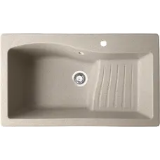 Гранітна кухонна мийка Valetti Premium модель №22 терра 86*50