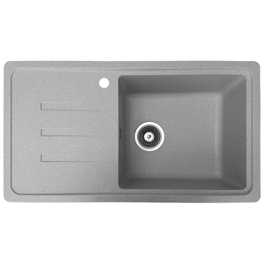 Гранітна кухонна мийка Valetti 36L 435x780 мм