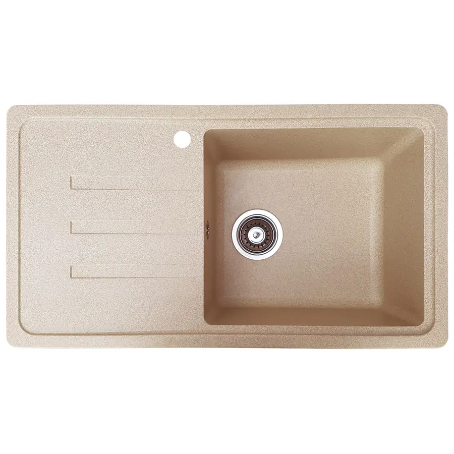 Гранітна кухонна мийка Valetti 36L 435x780 мм