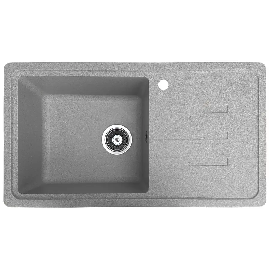 Гранітна кухонна мийка Valetti 36R 435х780 мм
