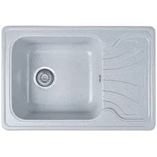 Гранітна кухонна мийка EcoLine 10N 640x440мм Сірий