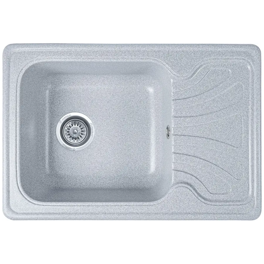 Гранітна кухонна мийка EcoLine 10N 640x440мм Сірий