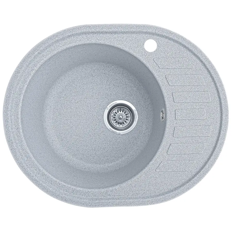 Гранітна кухонна мийка EcoLine 23R 610x500мм Терра