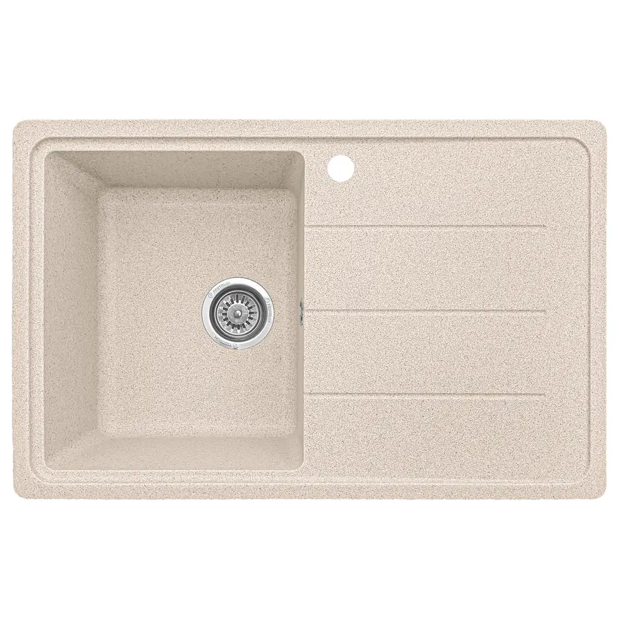 Гранітна кухонна мийка EcoLine 24R 780x500мм