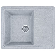 Гранітна кухонна мийка EcoLine 28N 620x500мм Сірий