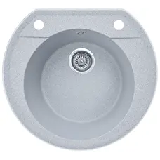 Гранітна кухонна мийка EcoLine 31D 530x490мм Сірий