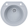 Гранітна кухонна мийка EcoLine 31D 530x490мм Сірий