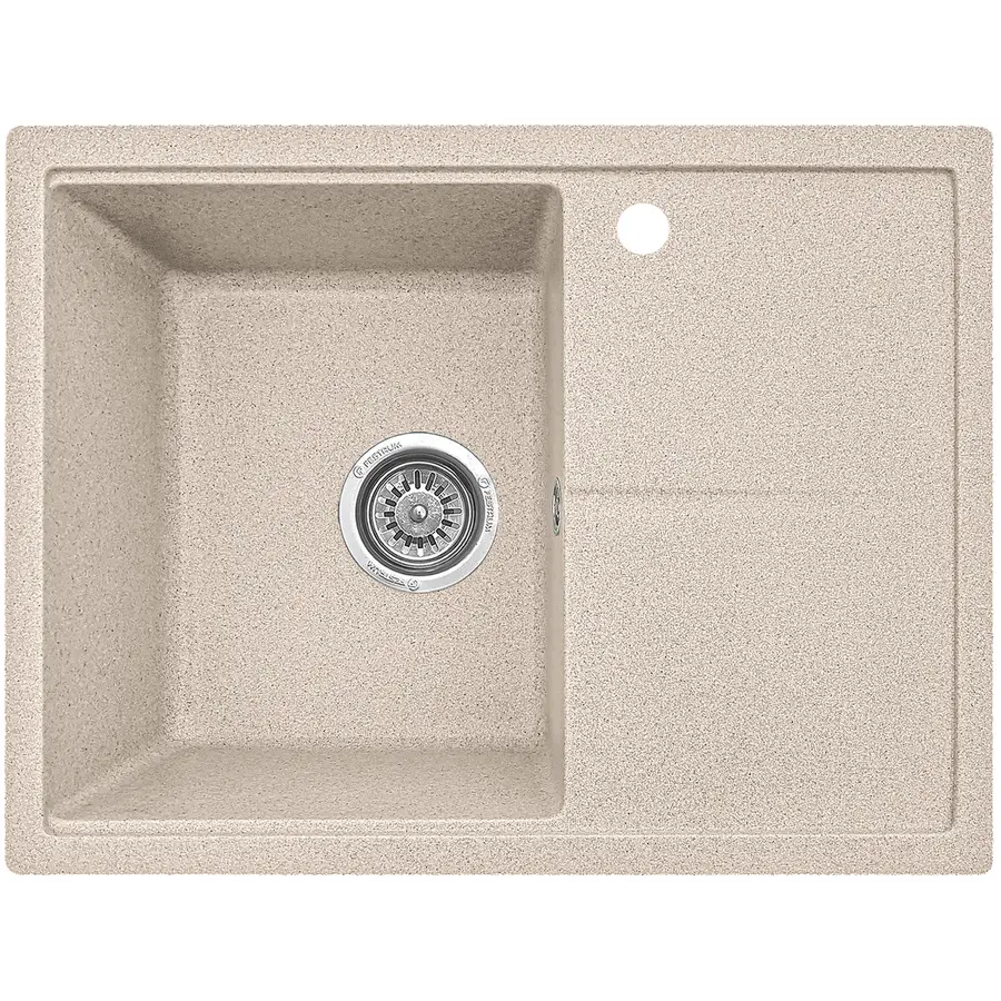 Гранітна кухонна мийка EcoLine 75R 585х445мм