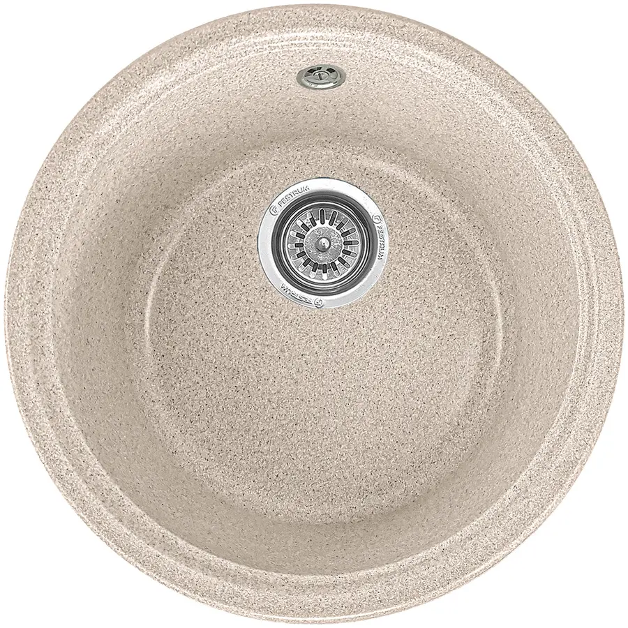 Гранітна кухонна мийка EcoLine 77N 425мм Сірий