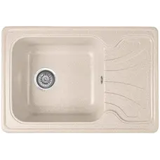 Гранітна кухонна мийка Valetti 10N 640x440мм Бежевий