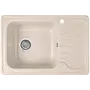 Гранітна кухонна мийка Valetti 10D 640x440мм Бежевий