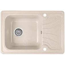 Гранітна кухонна мийка Valetti 10D 640x440мм Бежевий