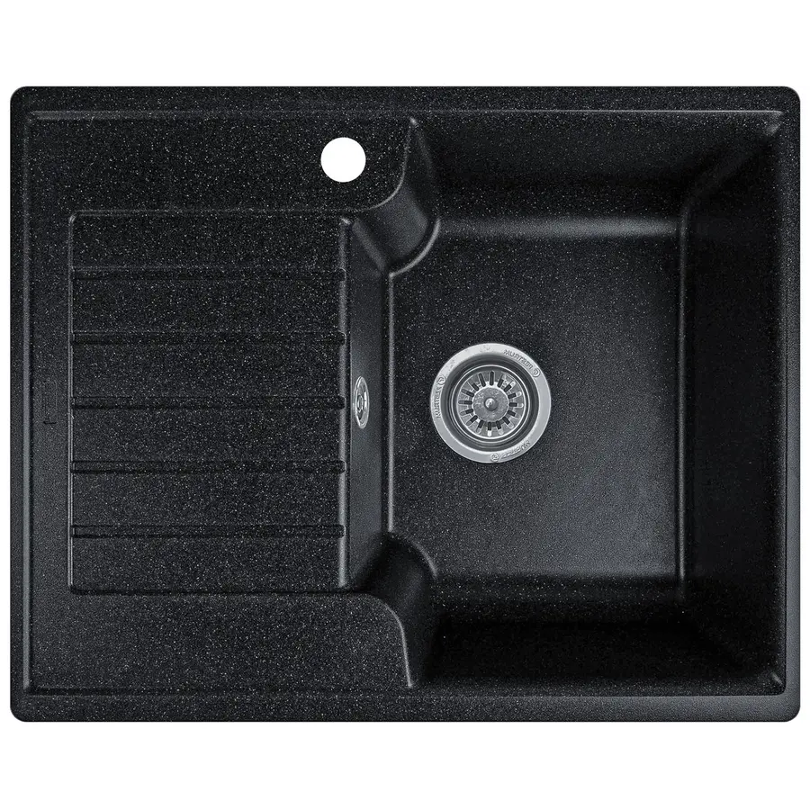Гранітна кухонна мийка Valetti 12L 610x500мм Чорний