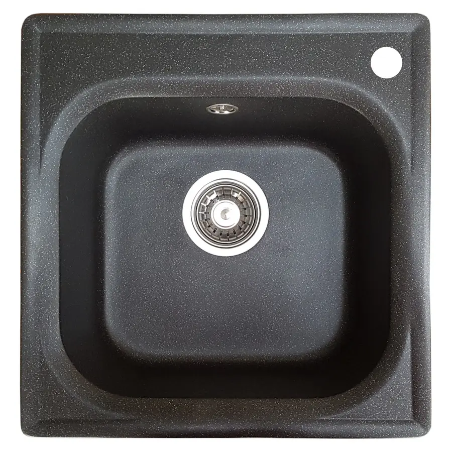 Гранитная мойка Valetti Europe модель №1 черная 44 * 43