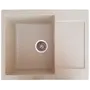 Гранітна кухонна мийка Valetti Europe модель №26 бежева 62*50
