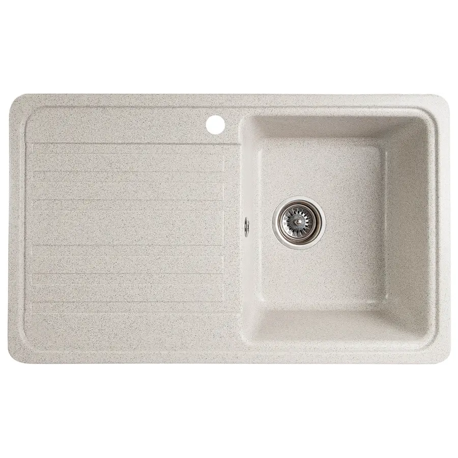 Гранітна кухонна мийка Valetti Europe модель №17 терра 76*46