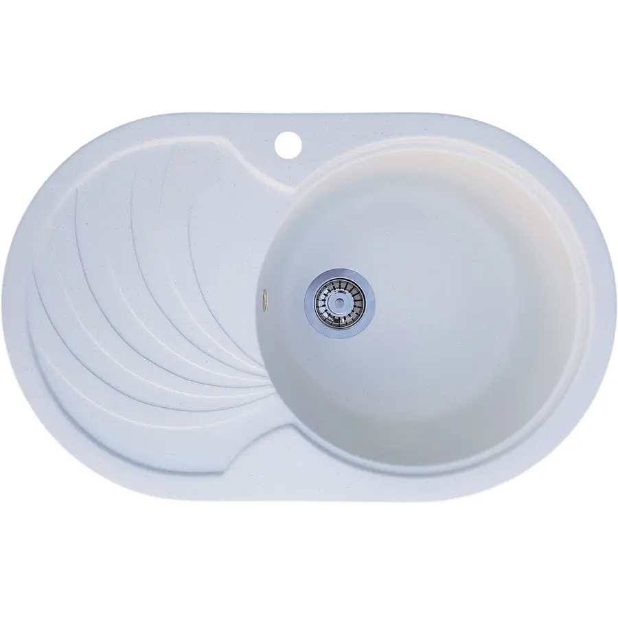 Гранітна мийка Valetti Europe модель №33 біла 78*50