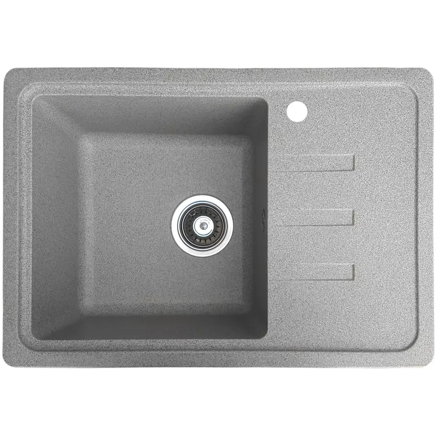 Гранитная мойка Valetti Europe модель №35 серая 62 * 44