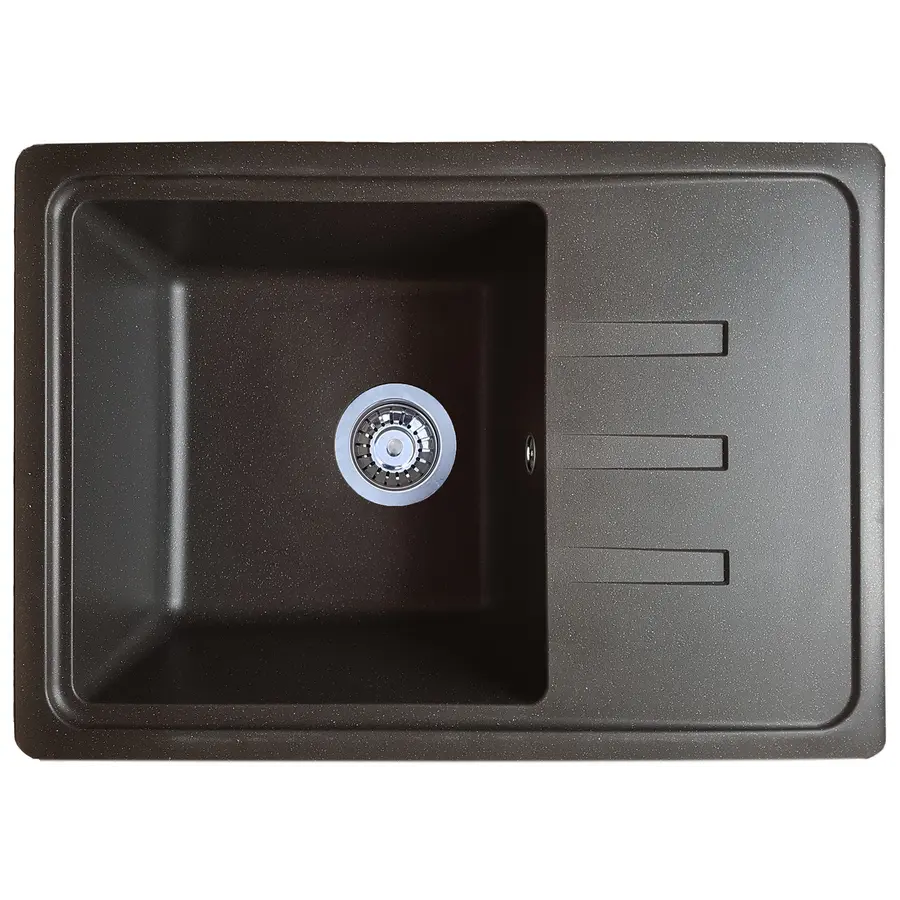 Гранитная мойка Valetti Europe модель №35 серая 62 * 44