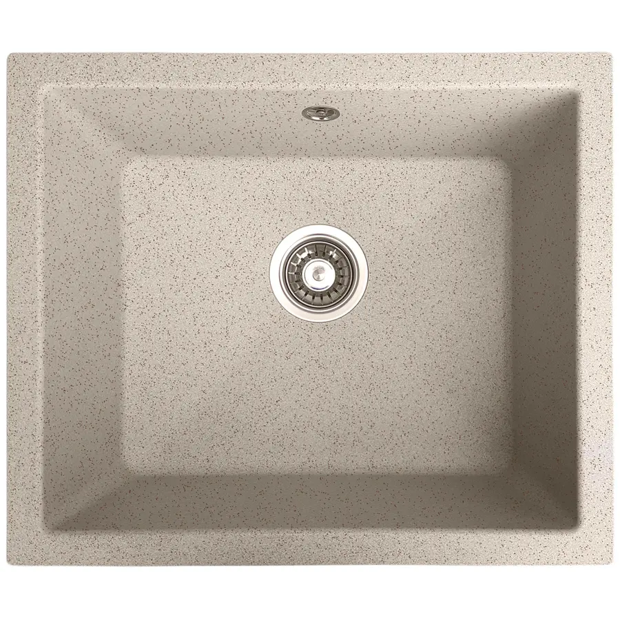 Гранитная кухонная мойка Valetti Europe модель №53 белая 54 * 46