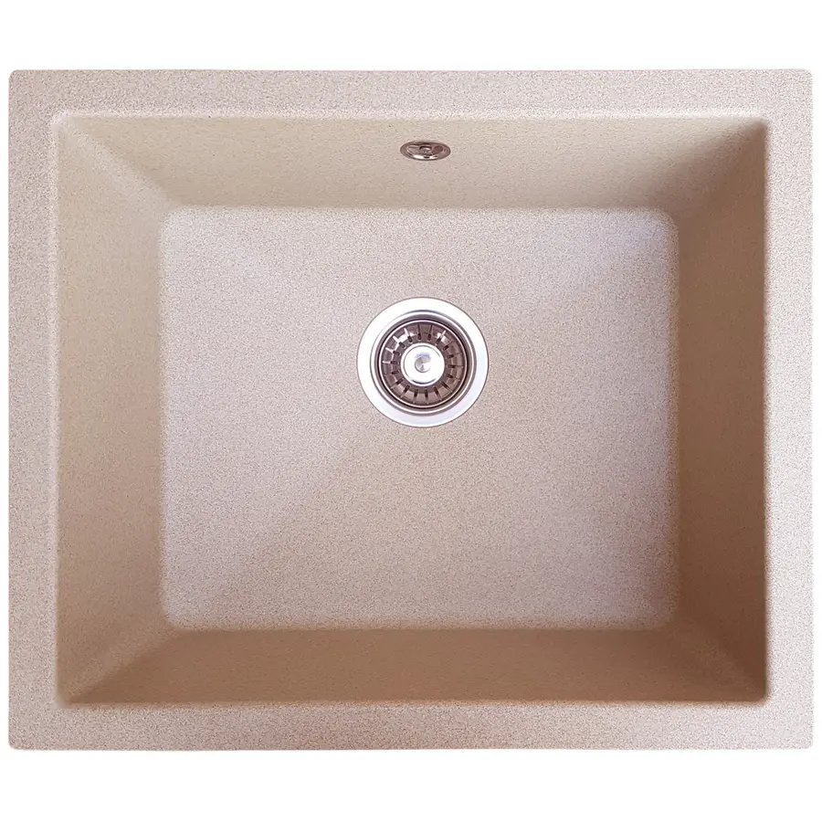 Гранитная кухонная мойка Valetti Europe модель №53 белая 54 * 46