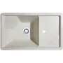 Гранитная кухонная мойка Valetti Europe модель №58 белая 78 * 46