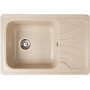 Гранітна мийка для кухні Valetti EcoLine модель №10 сіра 64*44