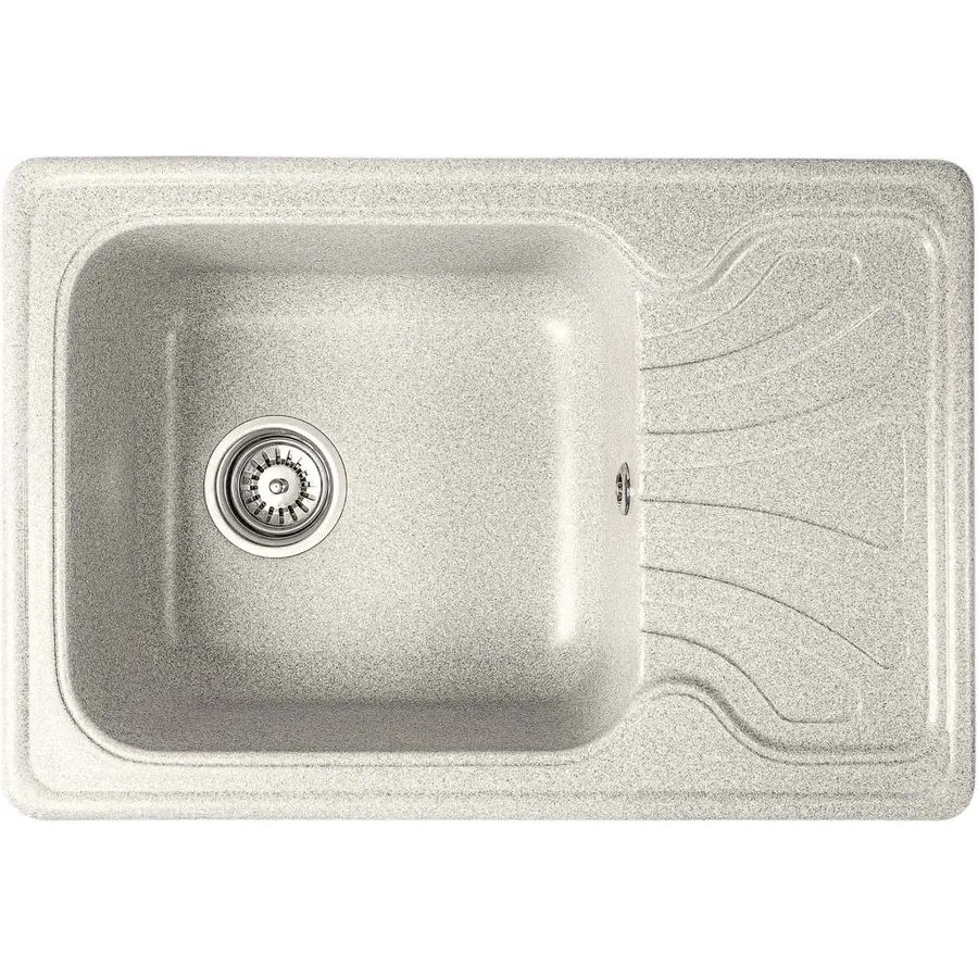 Гранітна кухонна мийка Valetti 10N 640x440мм Білий