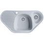 Гранітна кухонна мийка EcoLine 20L 950x500мм Сірий
