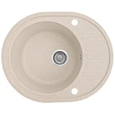 Гранітна кухонна мийка EcoLine 23D 610x500мм