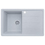 Гранітна кухонна мийка EcoLine 24R 780x500мм Сірий