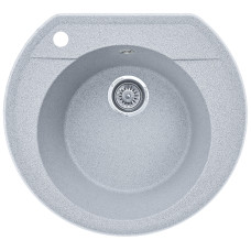 Гранітна кухонна мийка EcoLine 31L 530x490мм Сірий