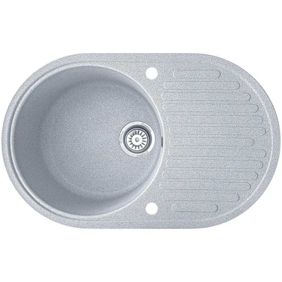 Гранітна кухонна мийка EcoLine 42D 730х460мм