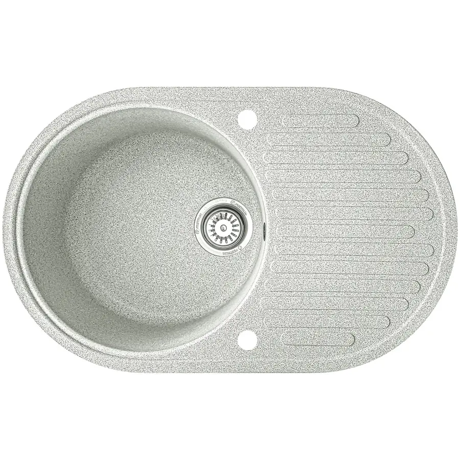 Гранітна кухонна мийка EcoLine 42D 730х460мм