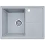 Гранітна кухонна мийка EcoLine 75R 585х445мм Сірий