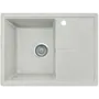 Гранітна кухонна мийка EcoLine 75R 585х445мм Сірий