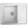 Гранітна кухонна мийка Valetti 9D 570x460мм Білий