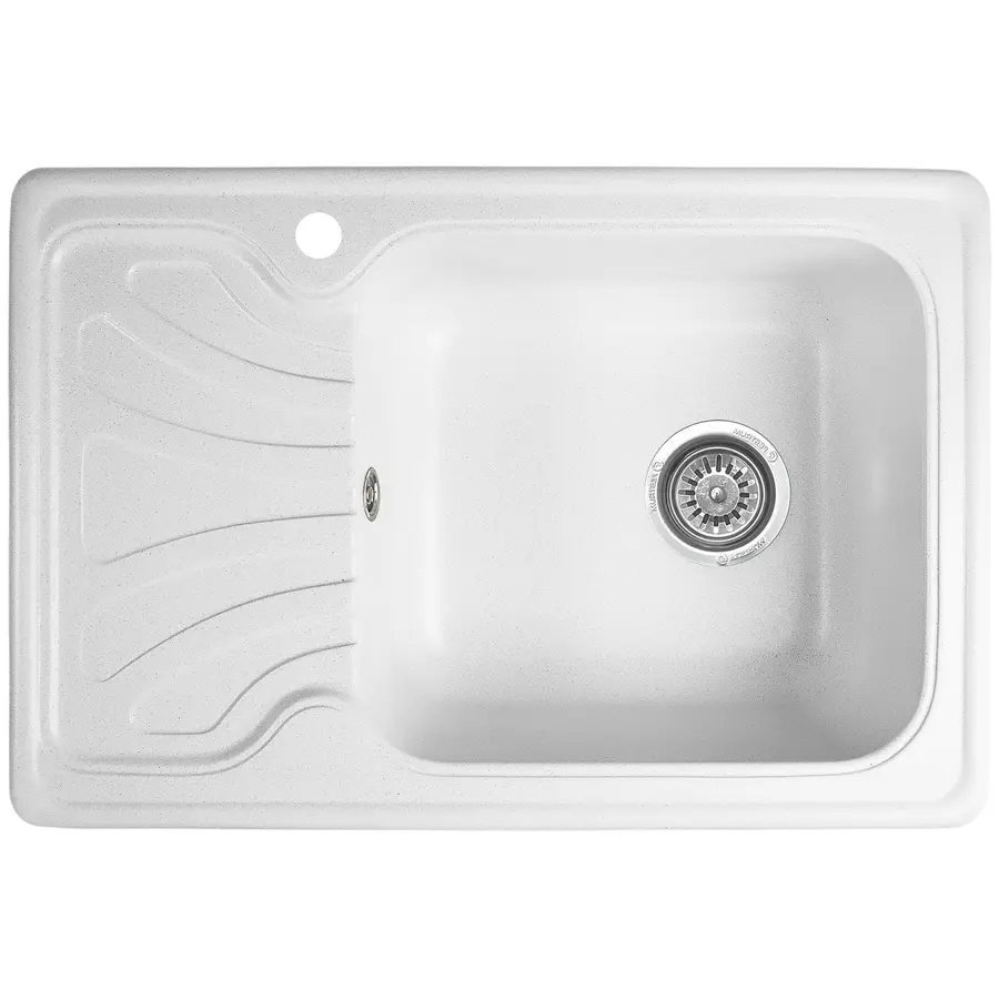 Гранітна кухонна мийка Valetti 10D 640x440мм Білий