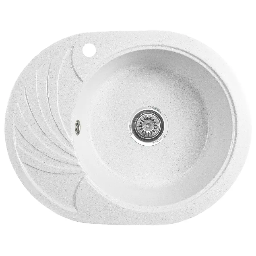 Гранітна кухонна мийка Valetti 13R 600x470мм Білий