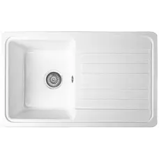 Гранітна кухонна мийка Valetti 17N 760x460мм Білий