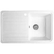 Гранітна кухонна мийка Valetti 17L 760x460мм Білий