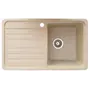 Гранітна кухонна мийка Valetti Europe модель №17 бежева 76*46