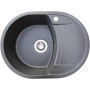 Кухонна гранітна мийка Valetti Europe модель №32 чорна 61*46