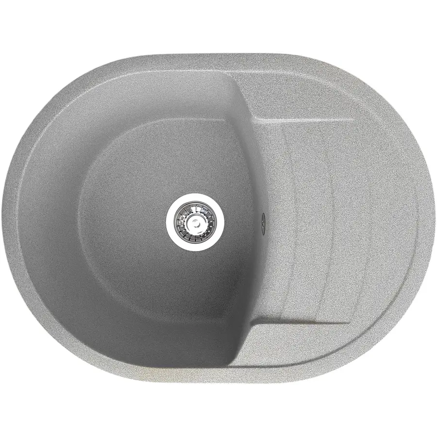 Кухонна гранітна мийка Valetti Europe модель №32 чорна 61*46