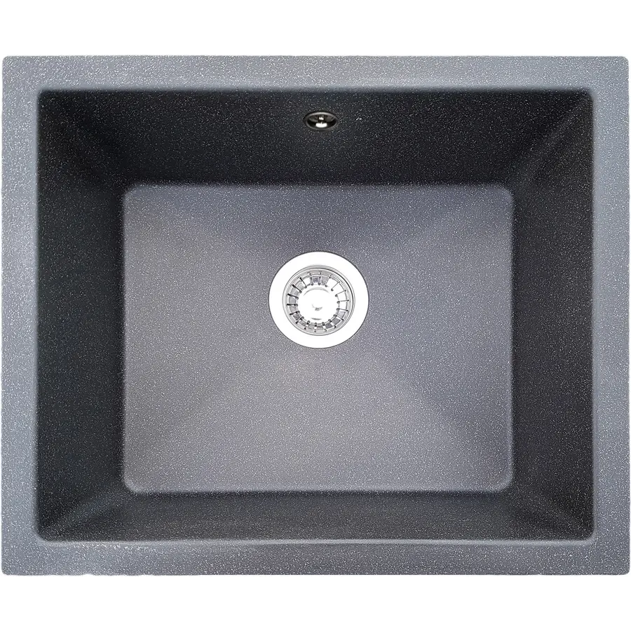 Кухонна гранітна мийка Valetti Europe модель №53 чорна 5446