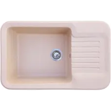 Гранітна кухонна мийка Valetti Europe модель №55 бежева 81*51