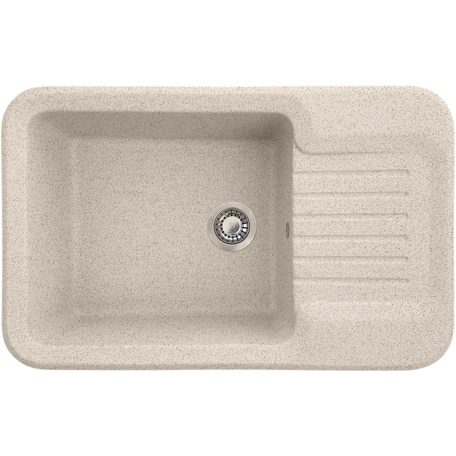 Гранітна кухонна мийка Valetti Europe модель №55 бежева 81*51